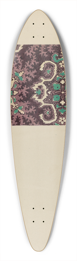 Julie C. Brush - Printed Cotton 39.3 inch art pintail longboard deck