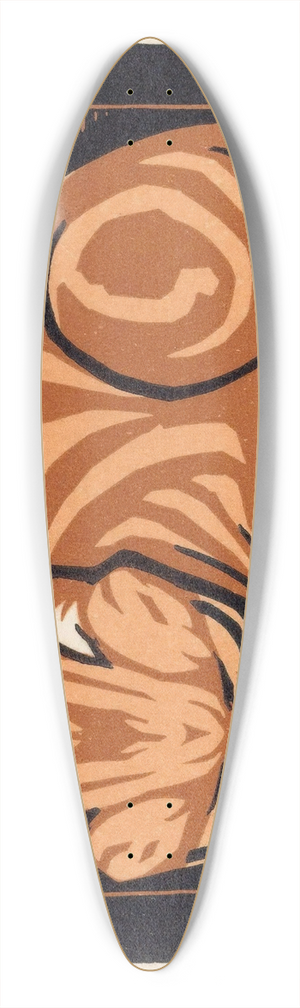 Julie de Graag - December 39.3 inch art pintail longboard deck