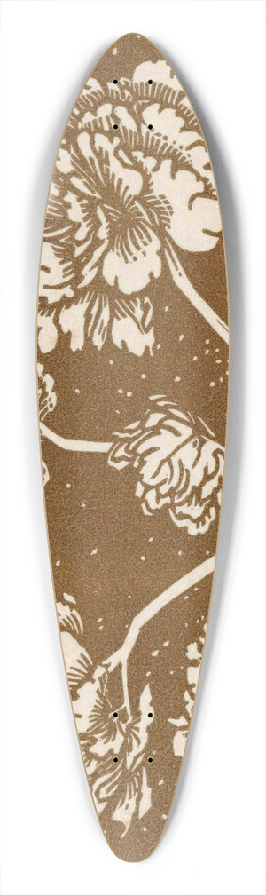Julie de Graag - Maart 39.3 inch art pintail longboard deck