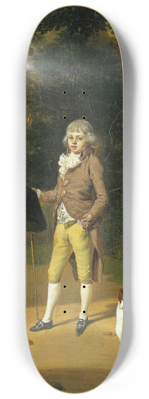 Georg Karl Urlaub - Portrait of Friedrich Adolph Carl von Holzhausen 8.25 inch art skate deck