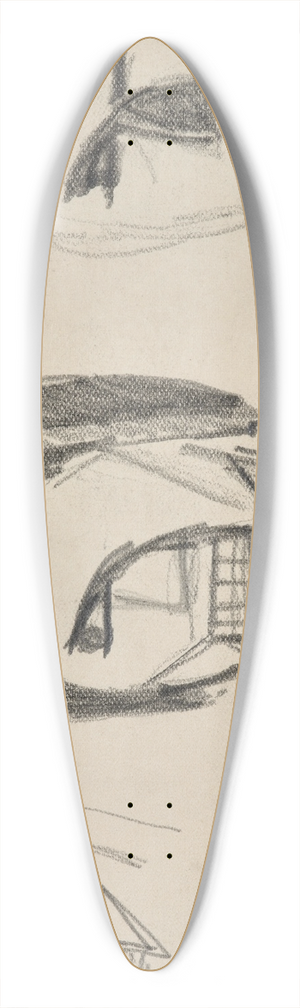 Julio Gonzlez - Ttes 39.3 inch art pintail longboard deck