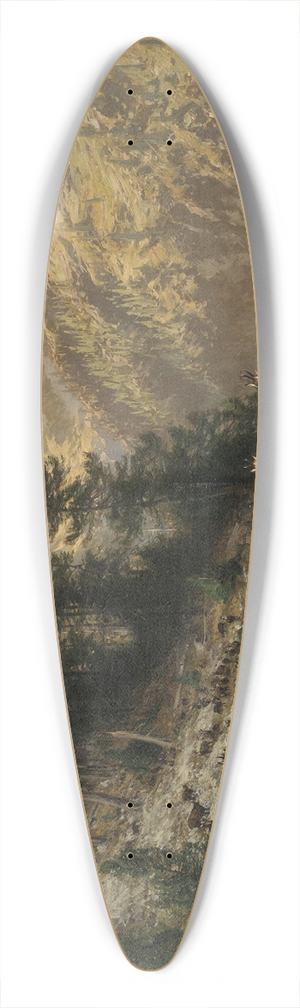 Julius Arthur Thiele - Herbst im Hochgebirge 39.3 inch art pintail longboard deck