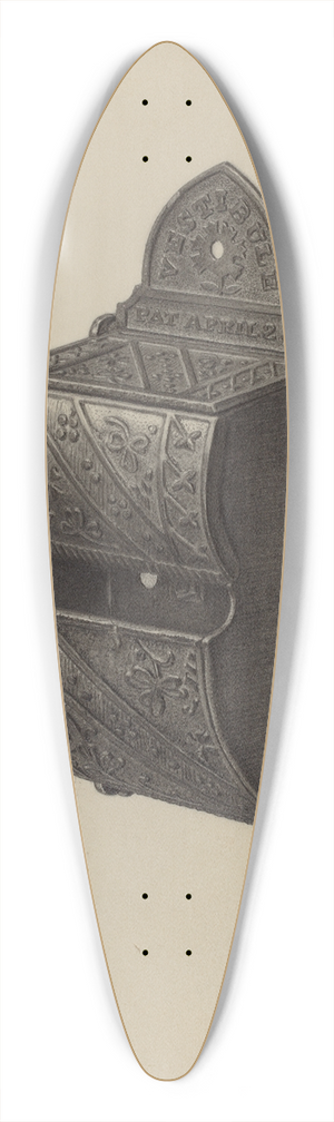 Julius Bellamy - Match Holder 39.3 inch art pintail longboard deck