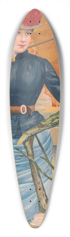 Julius Bien - Oakleys queen soap 39.3 inch art pintail longboard deck