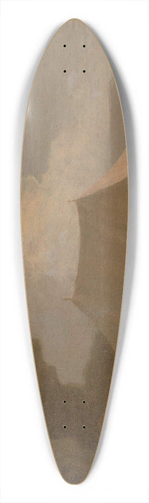 Julius Caesar Ibbetson - The Shooting Party 39.3 inch art pintail longboard deck