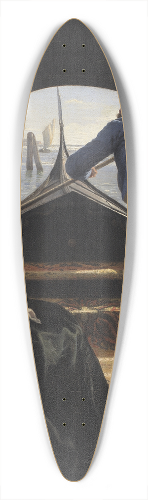 Julius Exner - A Gondola 39.3 inch art pintail longboard deck
