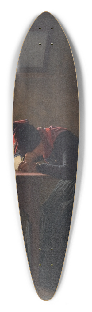 Julius Exner - Et telegram 39.3 inch art pintail longboard deck