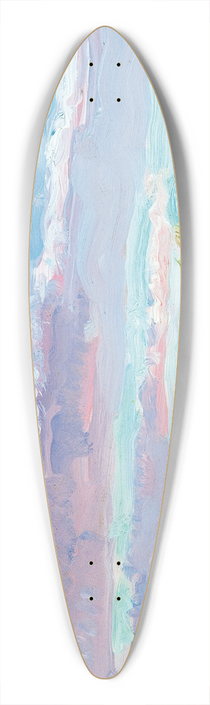 Julius Exter - Abendsonne 39.3 inch art pintail longboard deck