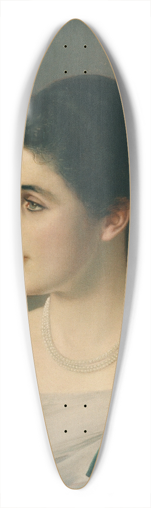 Julius Kronberg - Portrtt. Irma von Geijer 39.3 inch art pintail longboard deck