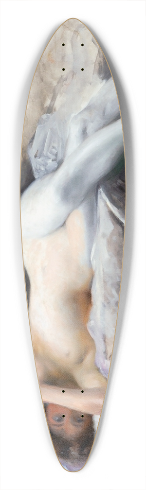 Julius Leblanc Stewart - Reclining Nude 39.3 inch art pintail longboard deck