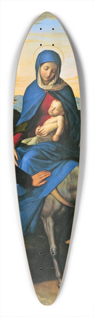 Julius Schnorr Von Carolsfeld - The Flight into Egypt 39.3 inch art pintail longboard deck