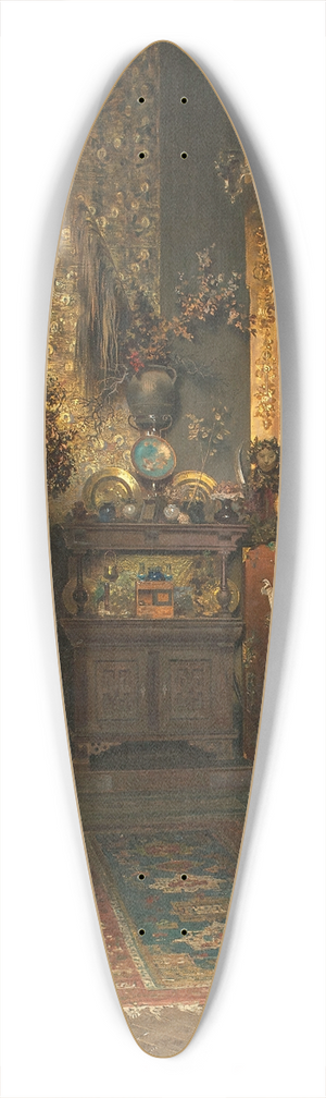 Julius Victor Berger - Studio interior 39.3 inch art pintail longboard deck