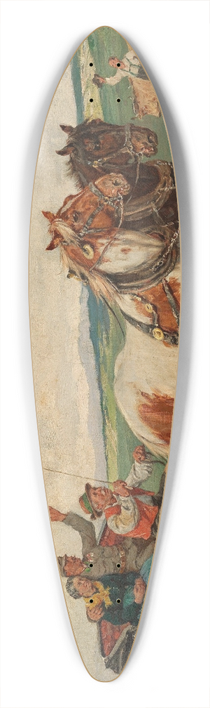Julius von Blaas - The Homecoming 39.3 inch art pintail longboard deck