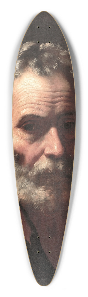 Jusepe de Ribera - An Old Man 39.3 inch art pintail longboard deck