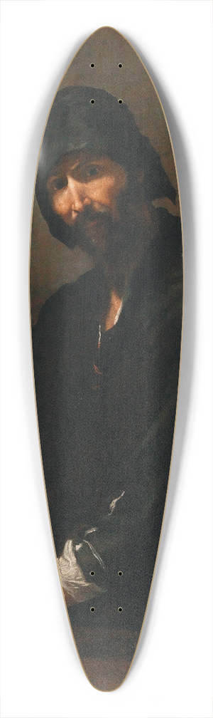 Jusepe de Ribera - Heraclitus 39.3 inch art pintail longboard deck