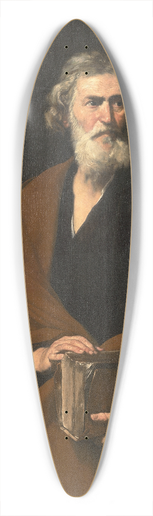 Jusepe de Ribera - Saint Matthew 39.3 inch art pintail longboard deck