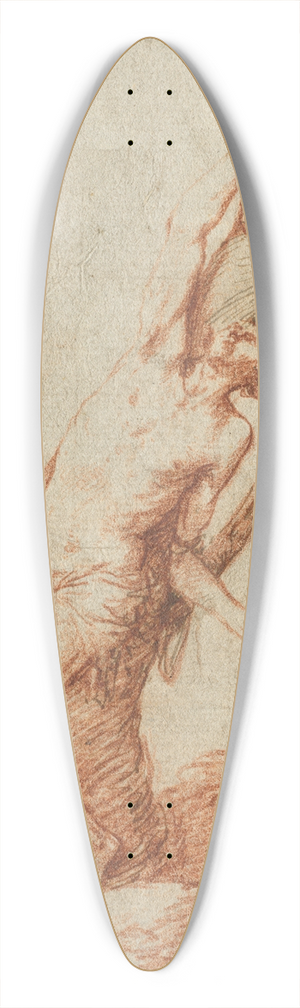 Jusepe de Ribera - St. Sebastian 39.3 inch art pintail longboard deck