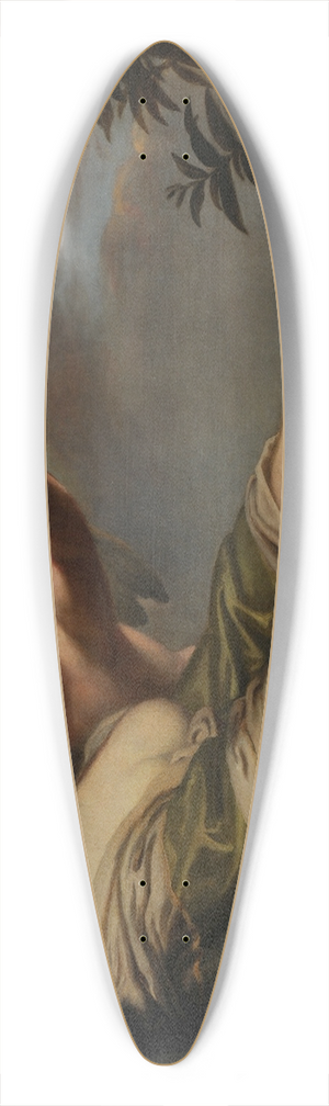 Justus van Egmont - LAmour et lEsprance 39.3 inch art pintail longboard deck