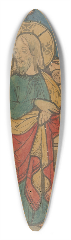 Jzef Mehoffer - The Miracle at Cana in Galilee 39.3 inch art pintail longboard deck