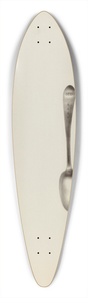 Kalamian Walton - Silver Teaspoon 39.3 inch art pintail longboard deck
