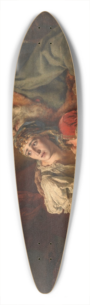 Karel Ooms - The Banned Book 39.3 inch art pintail longboard deck