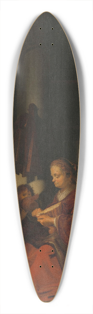 Karel Slabbaert - Breakfast 39.3 inch art pintail longboard deck