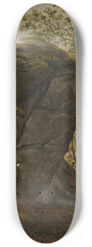 Georg Wilhelm Issel - Felsenstudie 8.25 inch art skate deck