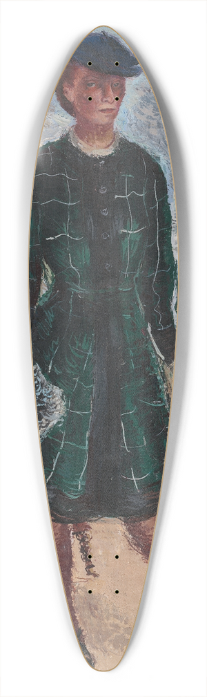 Karin Luts - Self-Portrait 39.3 inch art pintail longboard deck