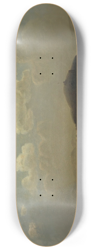 Georgy Zakharovich Bashinzhagyan - Lake Sevan In Moonlight 8.25 inch art skate deck