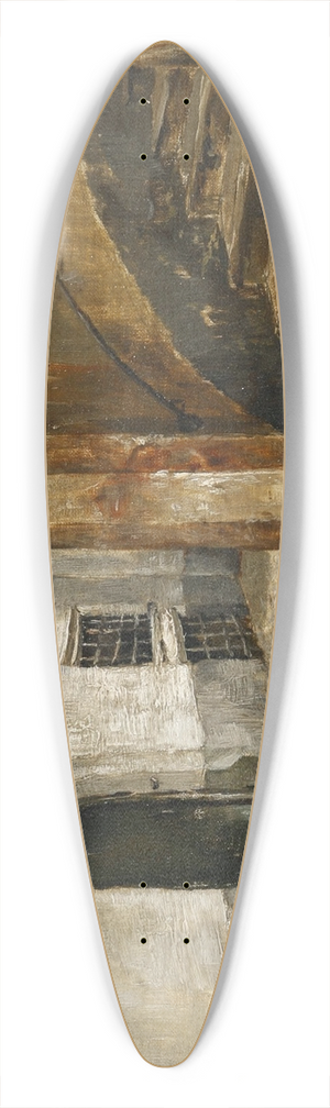 Karl Gebhardt - Studie aus Hall 3 39.3 inch art pintail longboard deck