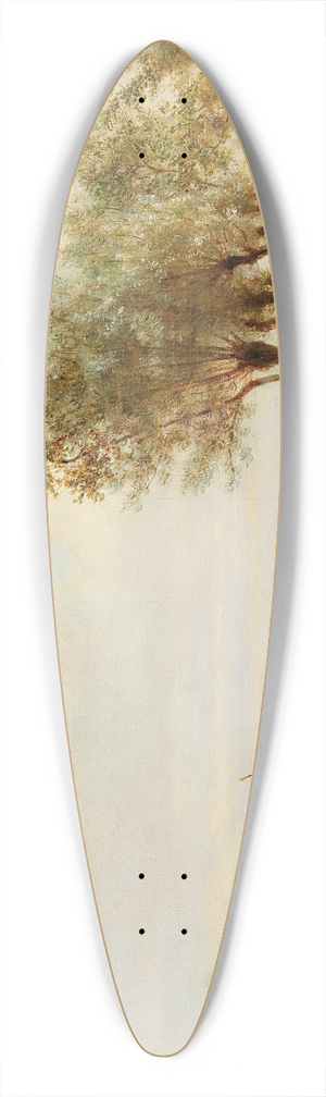 Karl Girardet - A Sunday outing 39.3 inch art pintail longboard deck
