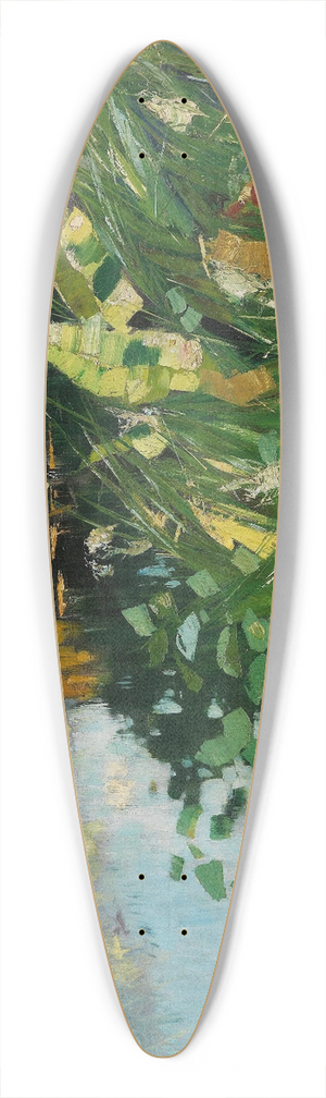 Karl Hagemeister - Waldweiher 39.3 inch art pintail longboard deck