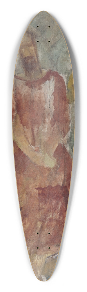 Karl Isakson - The Crowning with Thorns 39.3 inch art pintail longboard deck