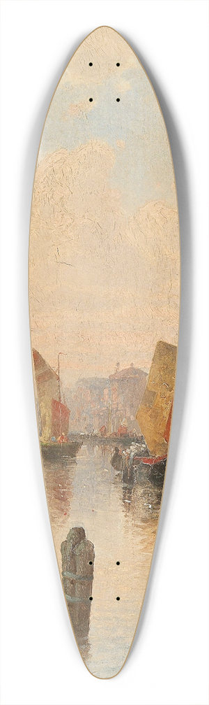 Karl Kaufmann - La Giudecca, Venice 39.3 inch art pintail longboard deck