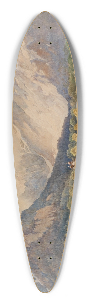 Karl Schnorpfeil - St Bartholom am Knigssee 39.3 inch art pintail longboard deck
