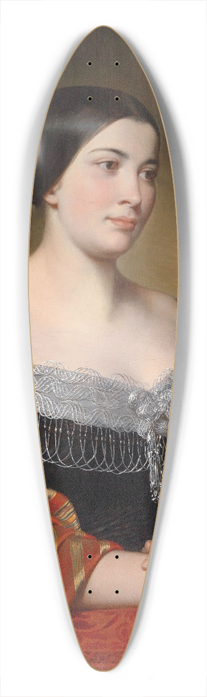 Karl von Blaas - Portrt Gegenstcke 39.3 inch art pintail longboard deck