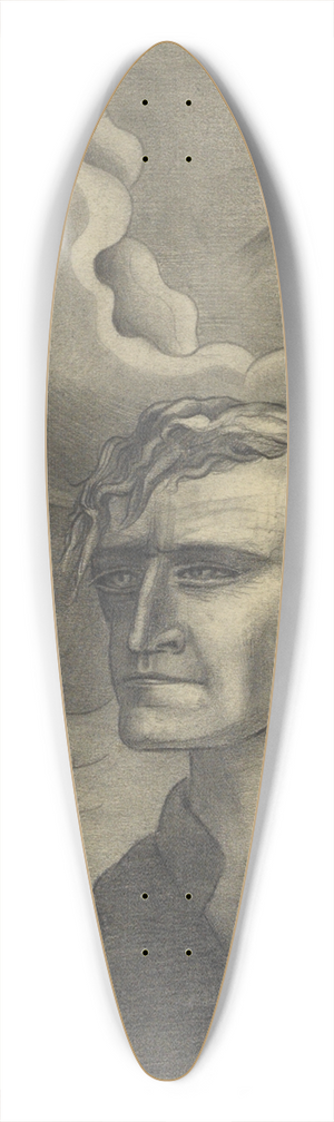 Karl Wiener - Der Sieger 39.3 inch art pintail longboard deck