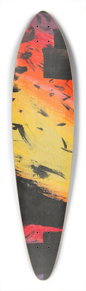 Karl Wiener - Katastrophe 39.3 inch art pintail longboard deck
