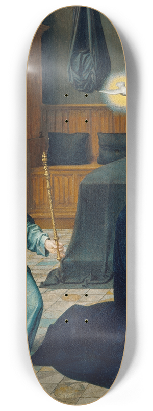 Gerard David - The Annunciation 8.25 inch art skate deck Gerard David - The Annunciation 8.25 inch art skate deck