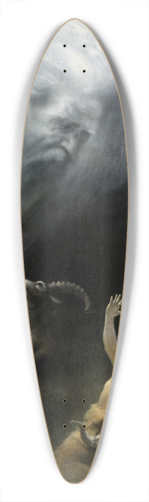 Karl Wilhelm Diefenbach - Thou Shalt Not Kill 39.3 inch art pintail longboard deck