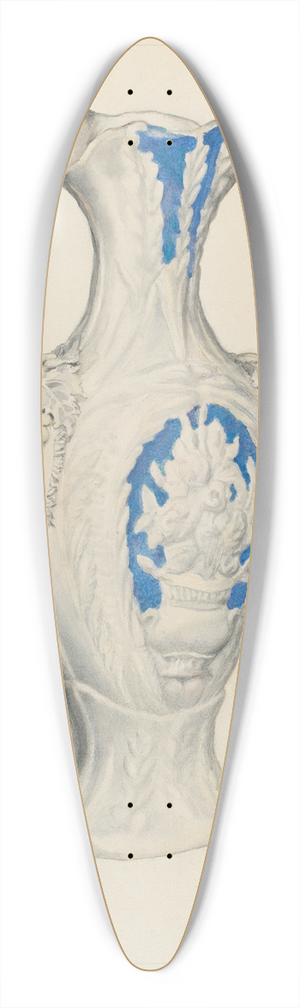 Katharine Merrill - Vase 39.3 inch art pintail longboard deck