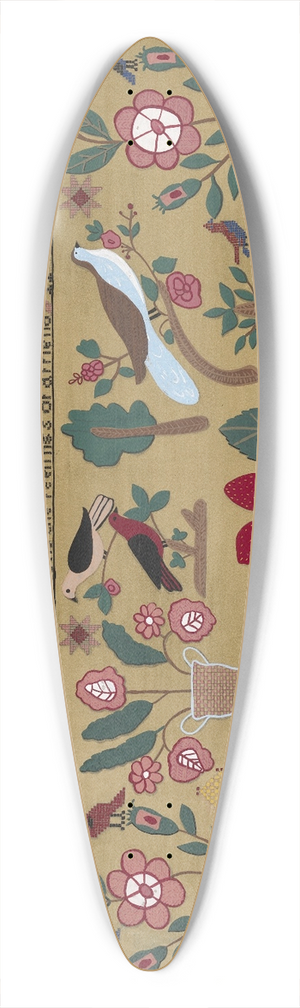 Katherine Hastings - Sampler 39.3 inch art pintail longboard deck