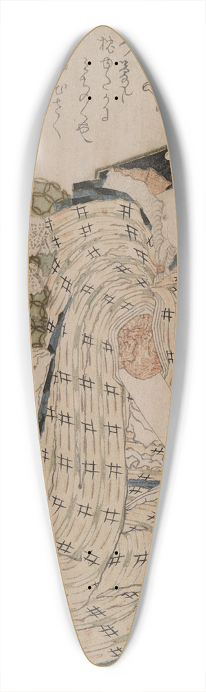 Katsushika Hokusai - Courtesan asleep 39.3 inch art pintail longboard deck
