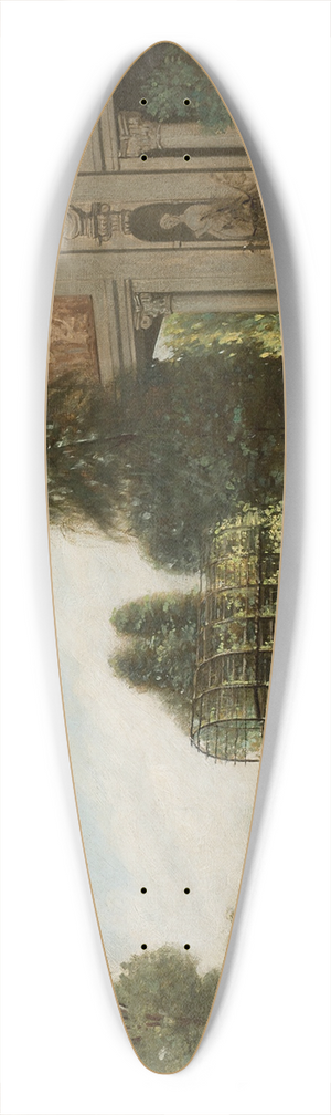 Kazimierz Mirecki - Wilanw 39.3 inch art pintail longboard deck