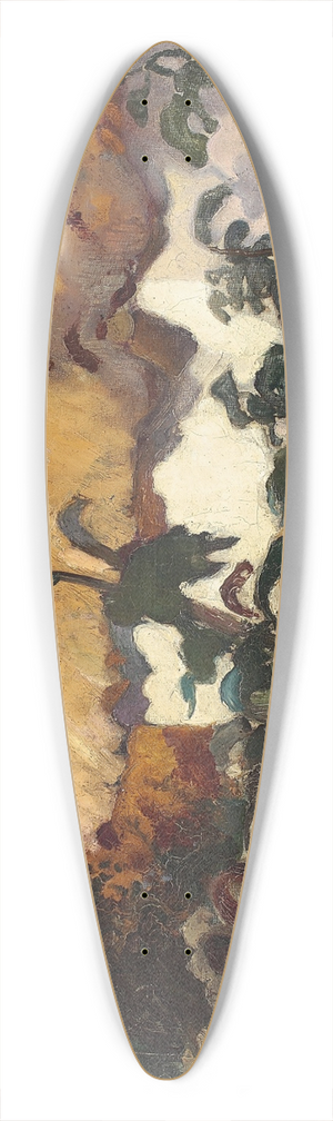 Kazimierz Sichulski - Cottage 39.3 inch art pintail longboard deck