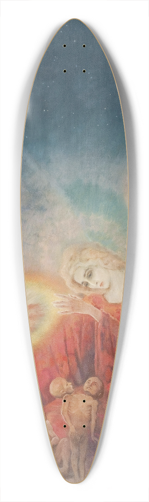 Kazimierz Stabrowski - Consoler of monsters 39.3 inch art pintail longboard deck