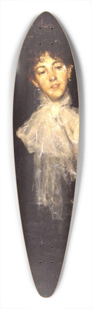 Kenyon Cox - A Lady In Black 39.3 inch art pintail longboard deck