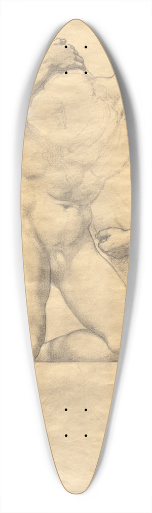 Kenyon Cox - Sketch 6 39.3 inch art pintail longboard deck