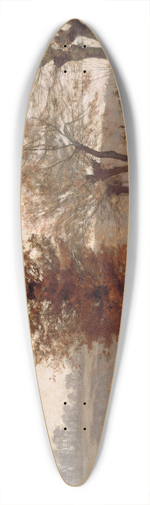 Kitty Kielland - Untitled 39.3 inch art pintail longboard deck