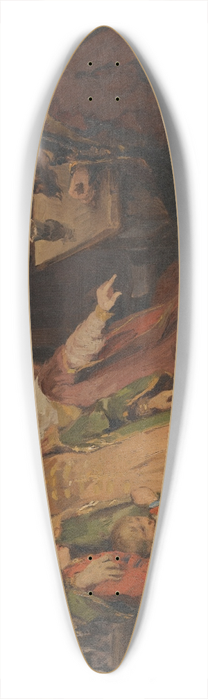 Klavdy Vasilyevich Lebedev - Ivan The Terrible 39.3 inch art pintail longboard deck